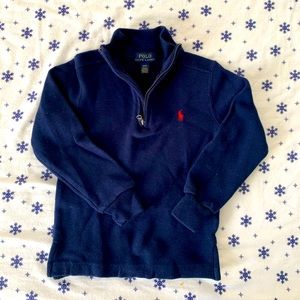 Navy blue Ralph Lauren long sleeve sweater 4T new